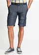 Cargobermudas i chambray, Loose Fit, bonprix