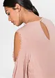 Jerseyklänning med cut-outs och spetsdetalj, BODYFLIRT
