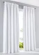 Gardinlängd i lättskött mikrofiber  (2-pack), bonprix