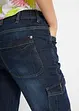 Stretch Cargo Jeans Mid Waist, bonprix