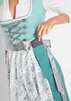 Knälång dirndl med spetsförkläde (2 delar), bonprix