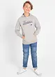 Stretchjeans Mid Waist med förstärkt knäparti, bonprix