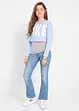 Bootcut Stretch Jeans Mid Waist för barn, bonprix