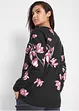 Sweatshirt i ledigt snitt av ren bomull, bonprix