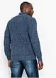 Ribbstickad cardigan med bomull, bonprix