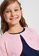 Stickad bolero med fjärilsapplikation, bonprix