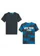 T-shirt i ren bomull för barn (2-pack), bonprix