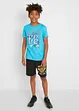 T-shirt för barn (2-pack), ekologisk bomull, bonprix