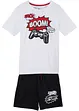 T-shirt och jerseybermudas för barn (2 delar) i ren bomull, bonprix