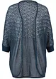 Lång cardigan med hålmönster, bonprix