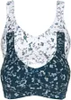 BH utan bygel (2-pack) i ekologisk bomull, bonprix