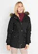 Kort parkas med teddypäls, bpc bonprix collection