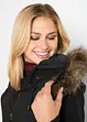 Kort parkas med teddypäls, bpc bonprix collection