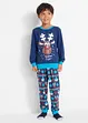 Barnpyjamas med julmotiv (2 delar), ekologisk bomull, bonprix