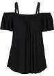 Cold shoulder-topp i mjuk viskos, bonprix