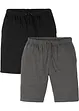 Tunna trikåshorts (2-pack), bonprix