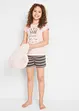 Pyjamas med shorts för barn (2 delar), bonprix