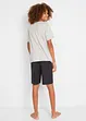 Pyjamas med T-shirt och shorts för barn (2-pack), bonprix