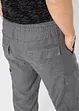 Cargobermudas med linne, Regular Fit, bonprix