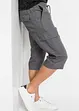 Cargobermudas med linne, Regular Fit, bonprix