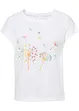 T-shirt med blomtryck, bonprix