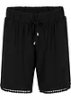 Jerseyshorts med bekväm midja och spets, bonprix