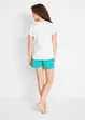 Pyjamas med shorts (4 delar), bonprix