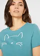 T-shirt med kattmotiv, bonprix