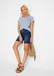 Stretchiga jeansbermudas, bonprix
