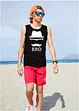 Linne och shorts för barn (2 delar) i ekologisk bomull, bonprix