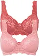 Minimizer-BH med vadderade axelband (2-pack), bonprix