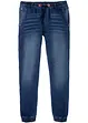 Dra på-jeans i trikå, regular fit, straight, bonprix