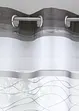 Transparent gardin med tvärränder (1-pack), bonprix