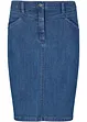 Jeanskjol med stretch, bonprix