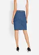 Jeanskjol med stretch, bonprix