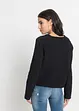 Grovstickad cardigan, bonprix