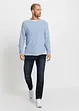 Tunna dra på-jeans, Regular Fit, Straight, bonprix