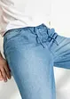 Dra på-jeans i somrig denim, klassisk passform (2-pack), bonprix