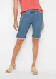 Jeansshorts med kontrasterande benslut, bonprix
