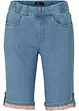 Jeansshorts med kontrasterande benslut, bonprix