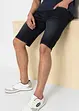 Stretchiga jeansshorts med förstärkt gren, normal passform, bonprix