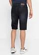 Stretchiga jeansshorts med förstärkt gren, normal passform, bonprix