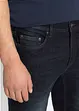 Stretchiga jeansshorts med förstärkt gren, normal passform, bonprix