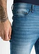 Stretchiga jeansshorts med förstärkt gren, normal passform, bonprix