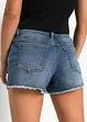 Jeansshorts med broderi, bonprix