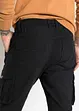Regular Fit cargobyxa i ren bomull, Straight, bonprix