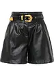 Shorts i skinnimitation med skärp, bonprix
