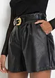 Shorts i skinnimitation med skärp, bonprix