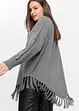 Poncho med fransar, BODYFLIRT boutique