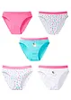Trosa i ekologisk bomull för barn (5-pack), bonprix